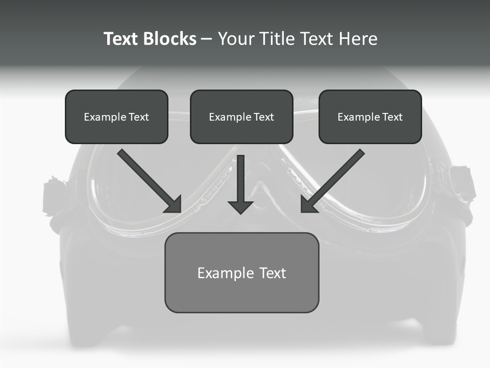 Goggles Black Speed PowerPoint Template