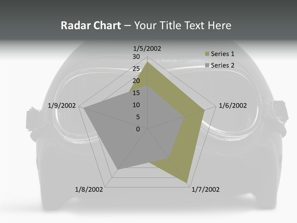 Goggles Black Speed PowerPoint Template