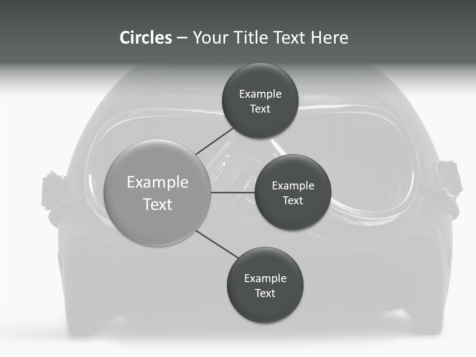 Goggles Black Speed PowerPoint Template