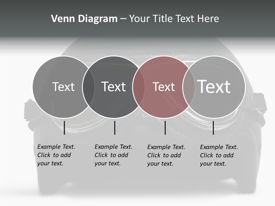 Goggles Black Speed PowerPoint Template