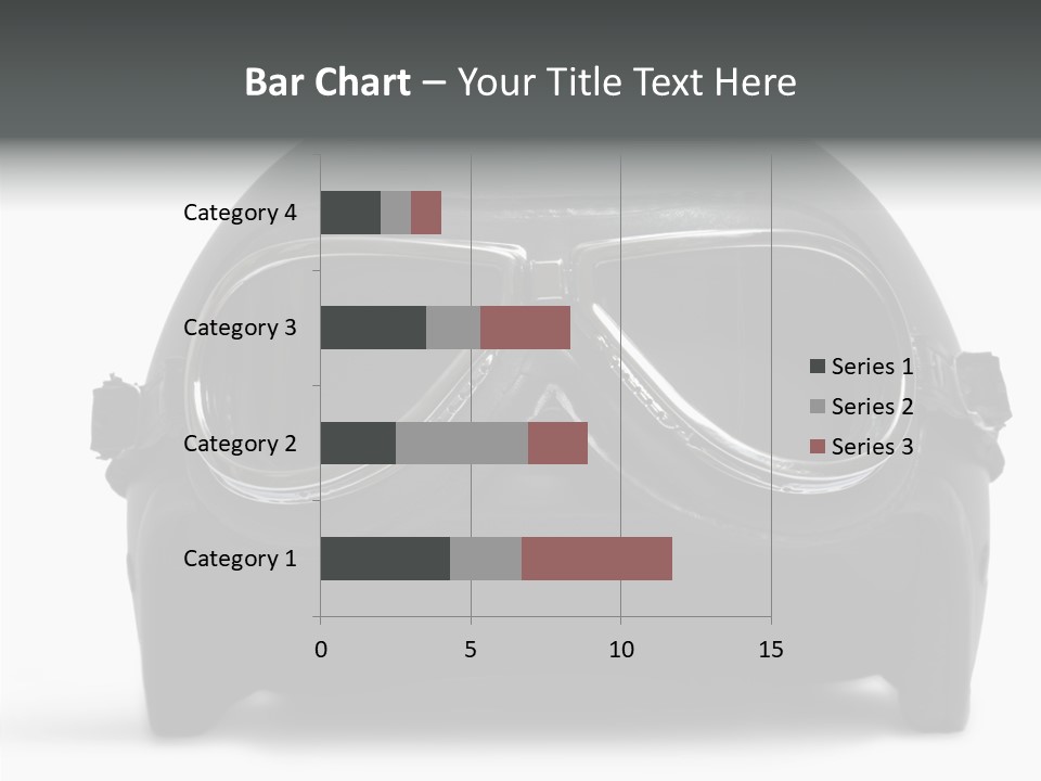 Goggles Black Speed PowerPoint Template