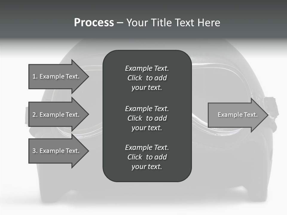 Goggles Black Speed PowerPoint Template