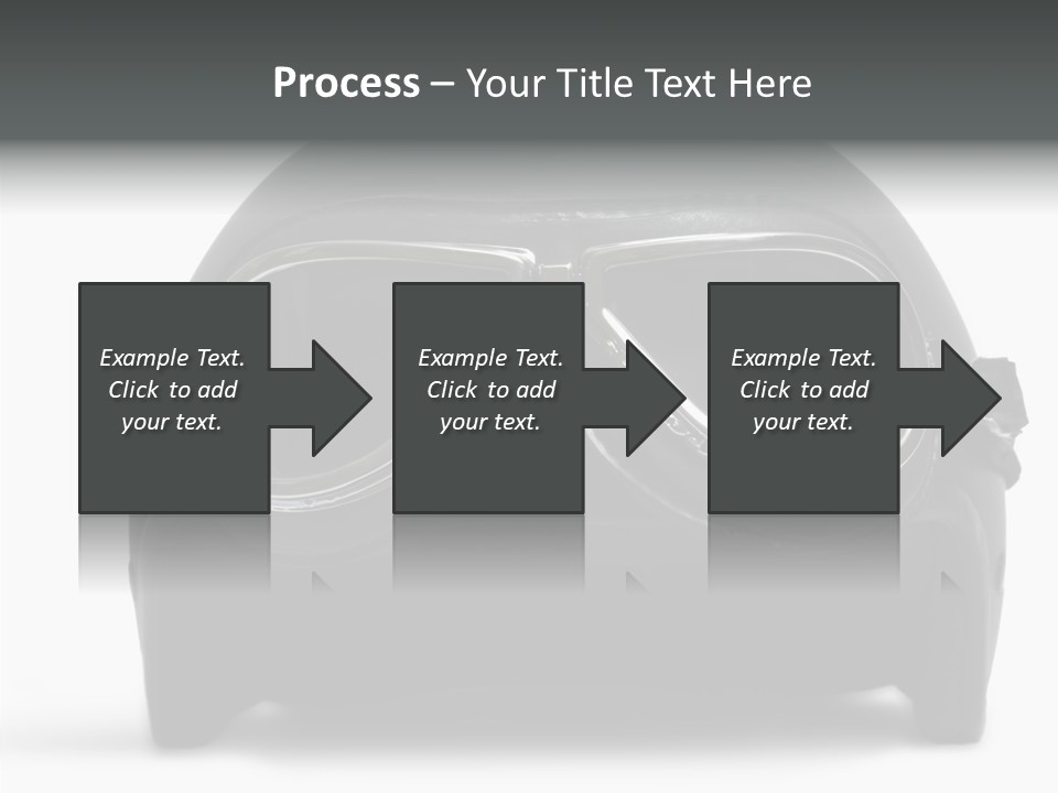 Goggles Black Speed PowerPoint Template