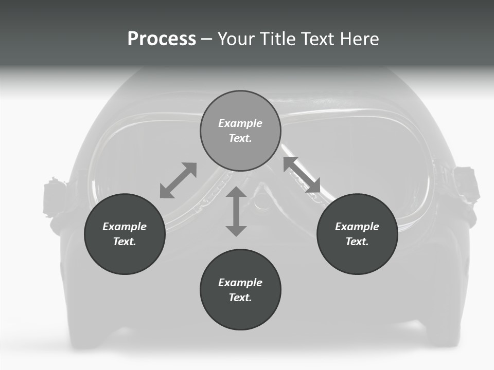 Goggles Black Speed PowerPoint Template