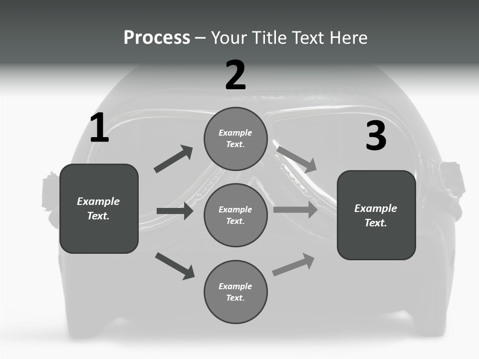 Goggles Black Speed PowerPoint Template