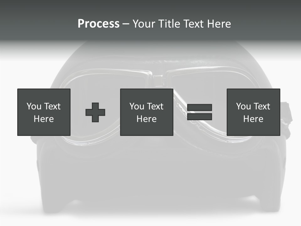 Goggles Black Speed PowerPoint Template