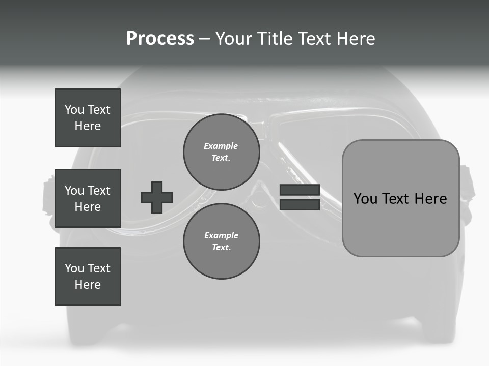 Goggles Black Speed PowerPoint Template