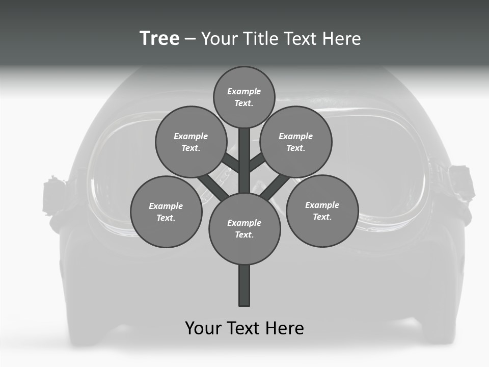 Goggles Black Speed PowerPoint Template