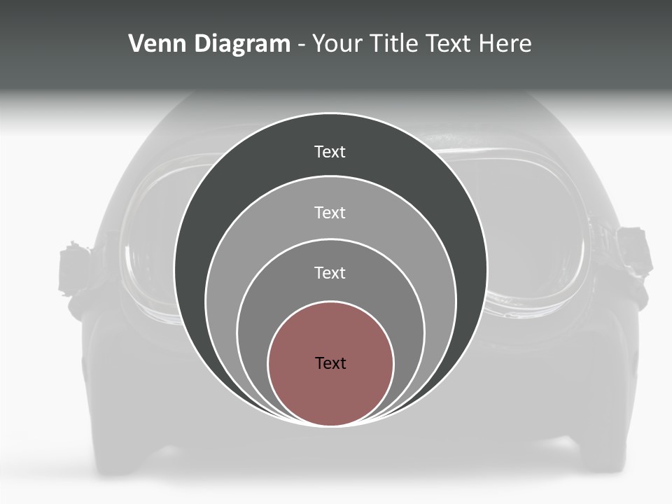 Goggles Black Speed PowerPoint Template