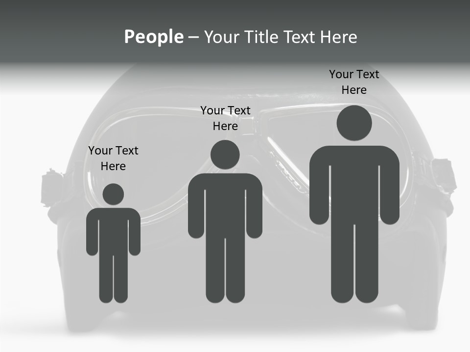 Goggles Black Speed PowerPoint Template