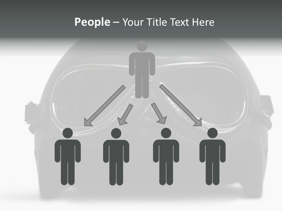 Goggles Black Speed PowerPoint Template