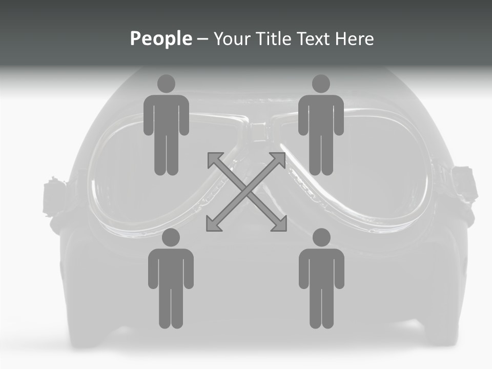 Goggles Black Speed PowerPoint Template