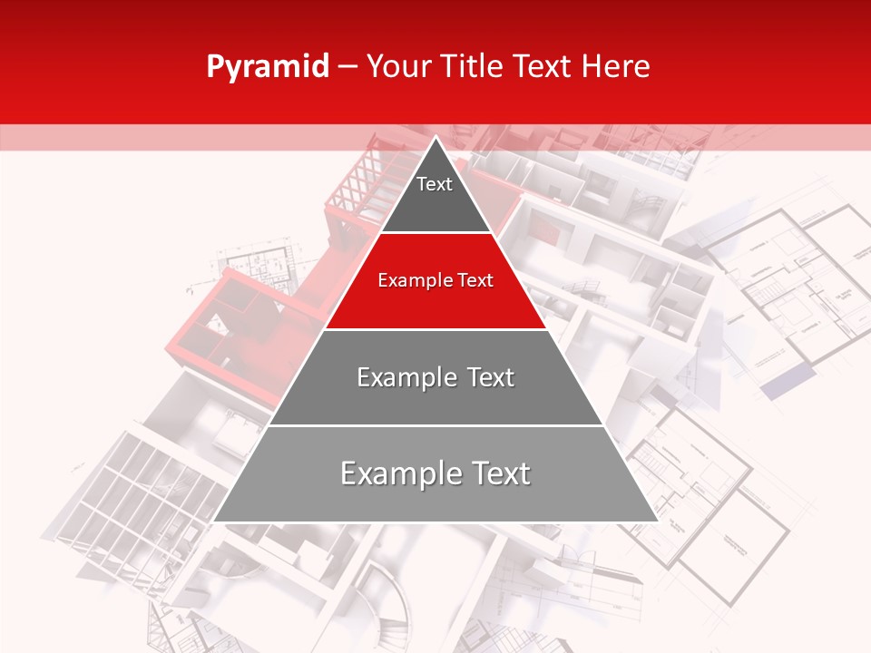 Facade Home Red PowerPoint Template