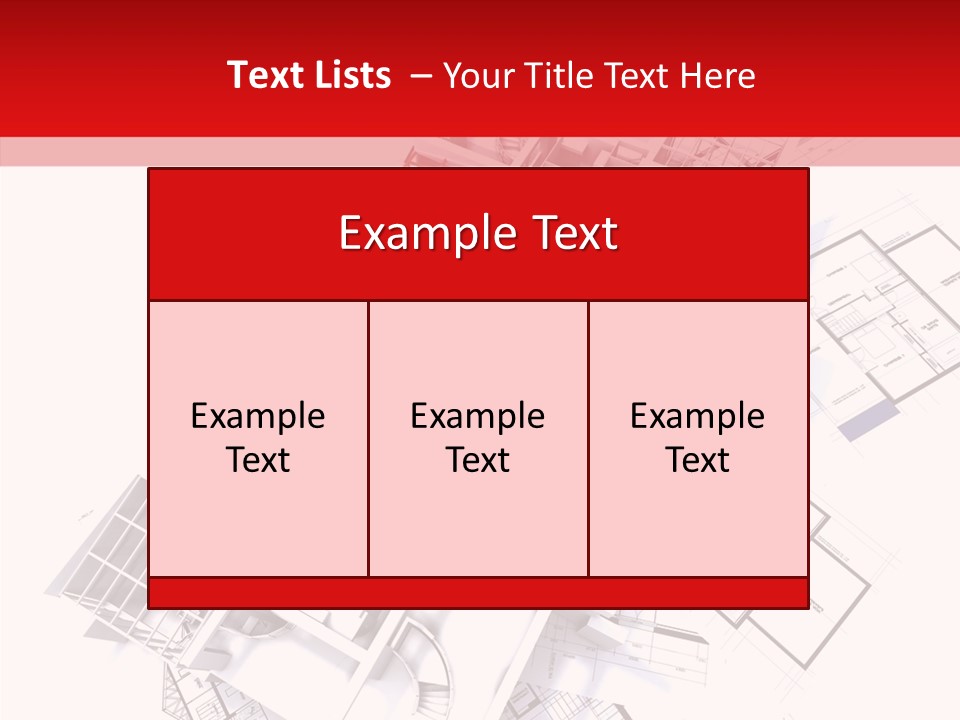 Facade Home Red PowerPoint Template