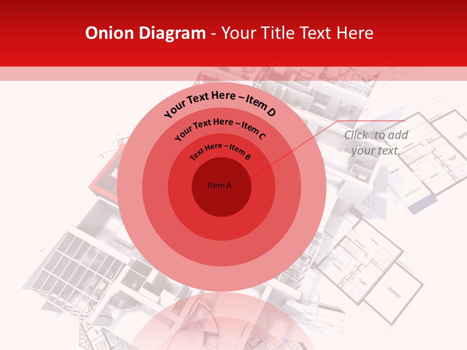 Facade Home Red PowerPoint Template