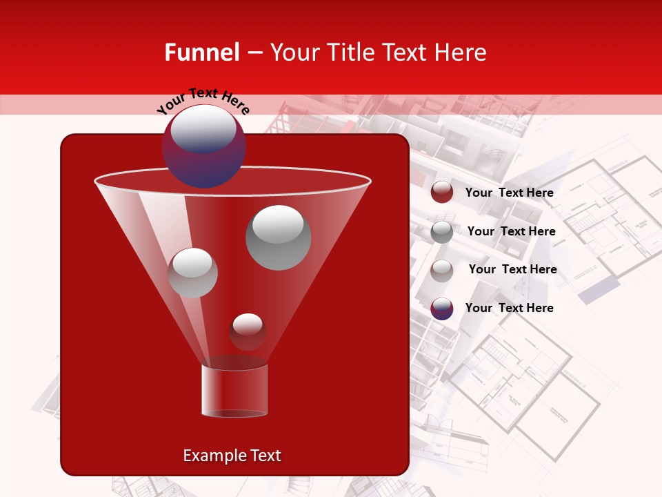 Facade Home Red PowerPoint Template