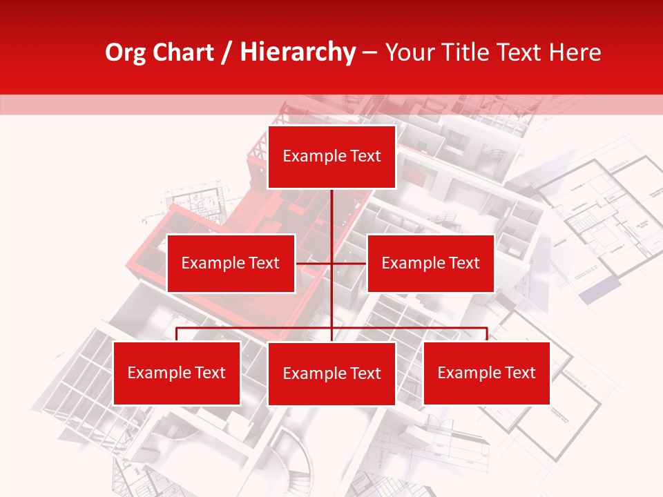 Facade Home Red PowerPoint Template