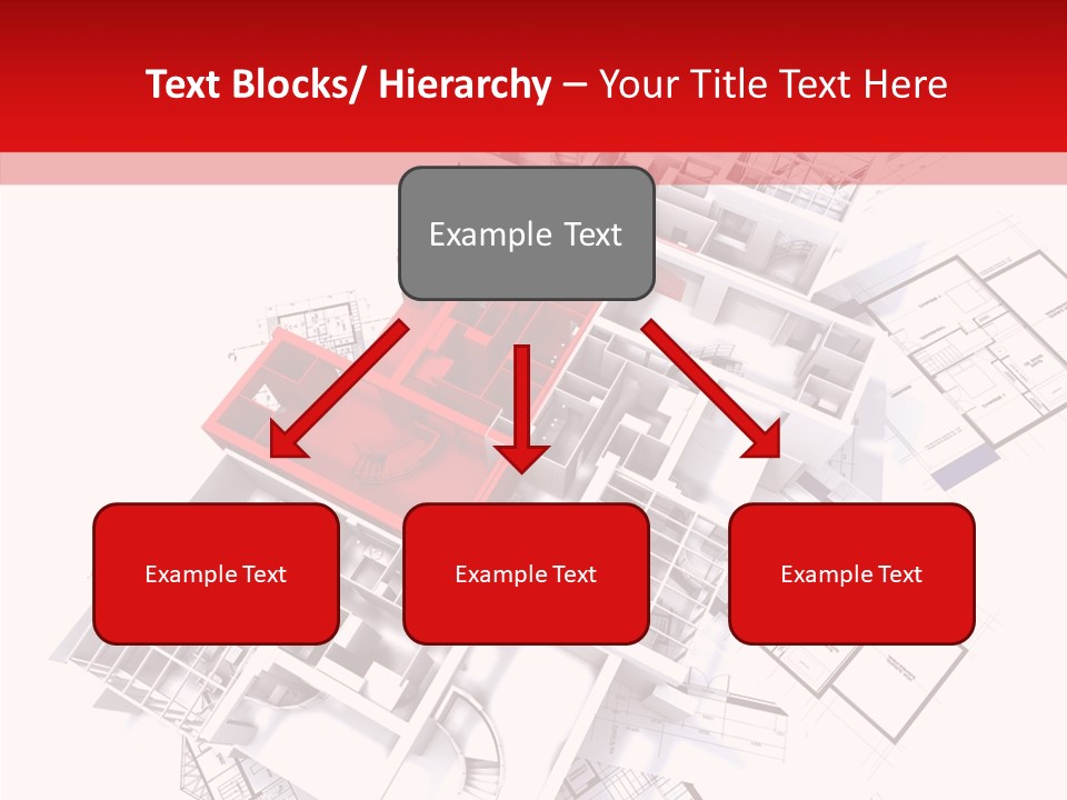 Facade Home Red PowerPoint Template