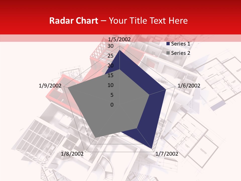 Facade Home Red PowerPoint Template