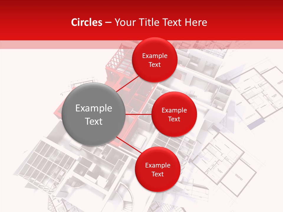 Facade Home Red PowerPoint Template