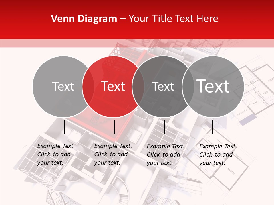 Facade Home Red PowerPoint Template