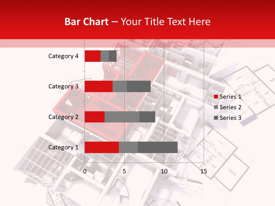 Facade Home Red PowerPoint Template
