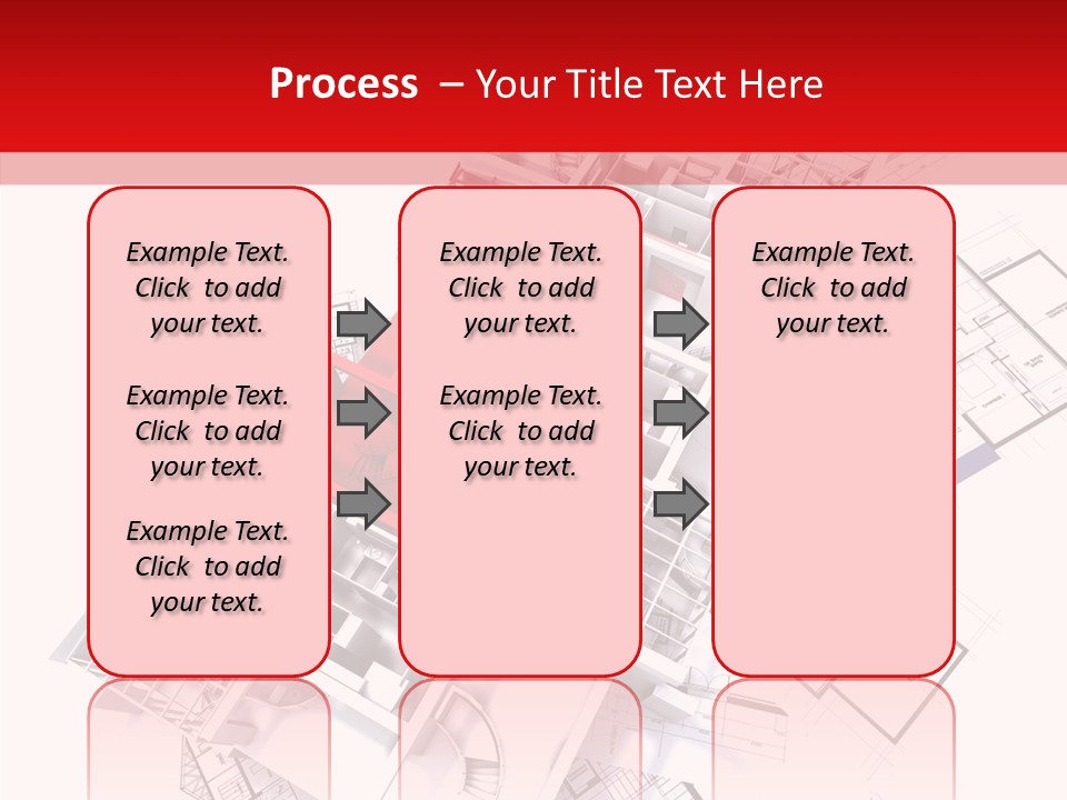 Facade Home Red PowerPoint Template