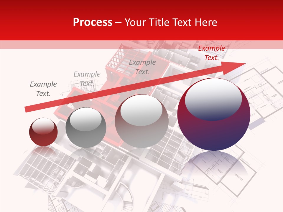 Facade Home Red PowerPoint Template