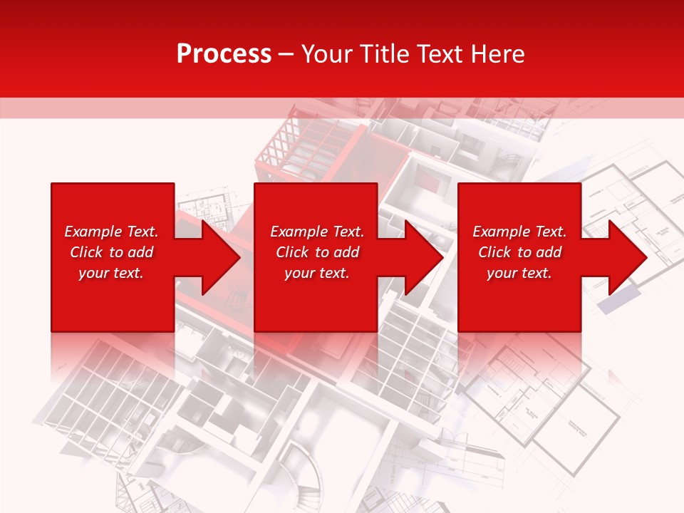 Facade Home Red PowerPoint Template