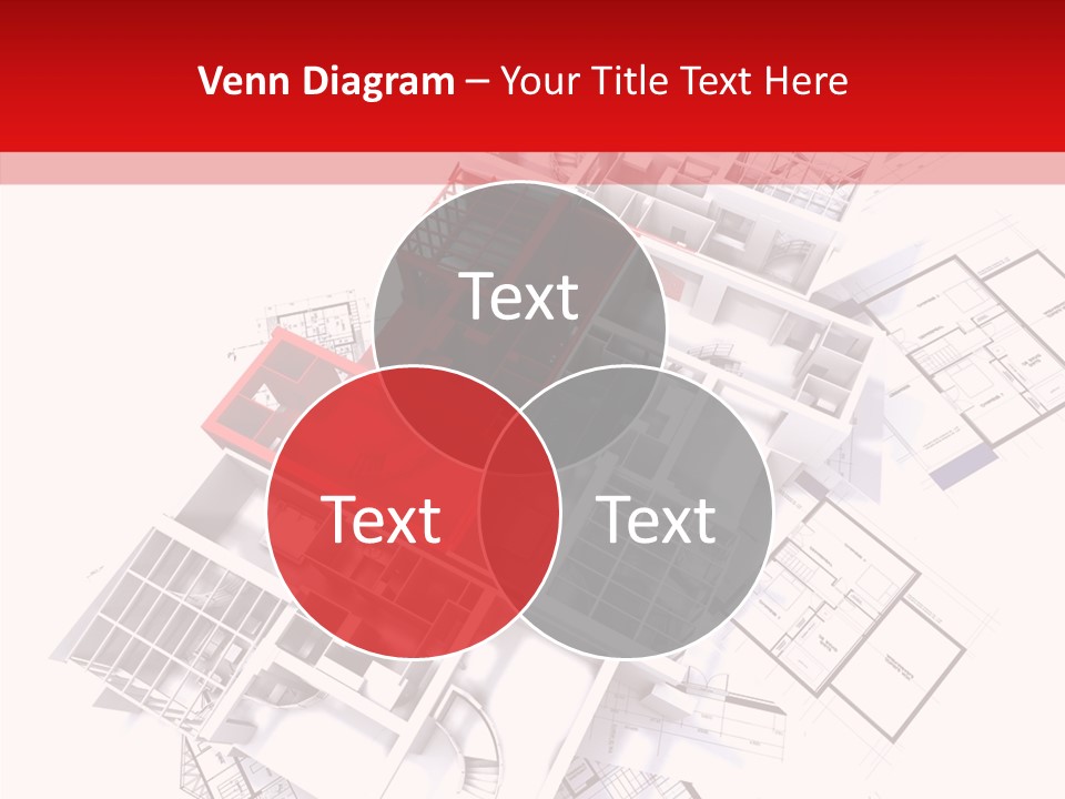 Facade Home Red PowerPoint Template