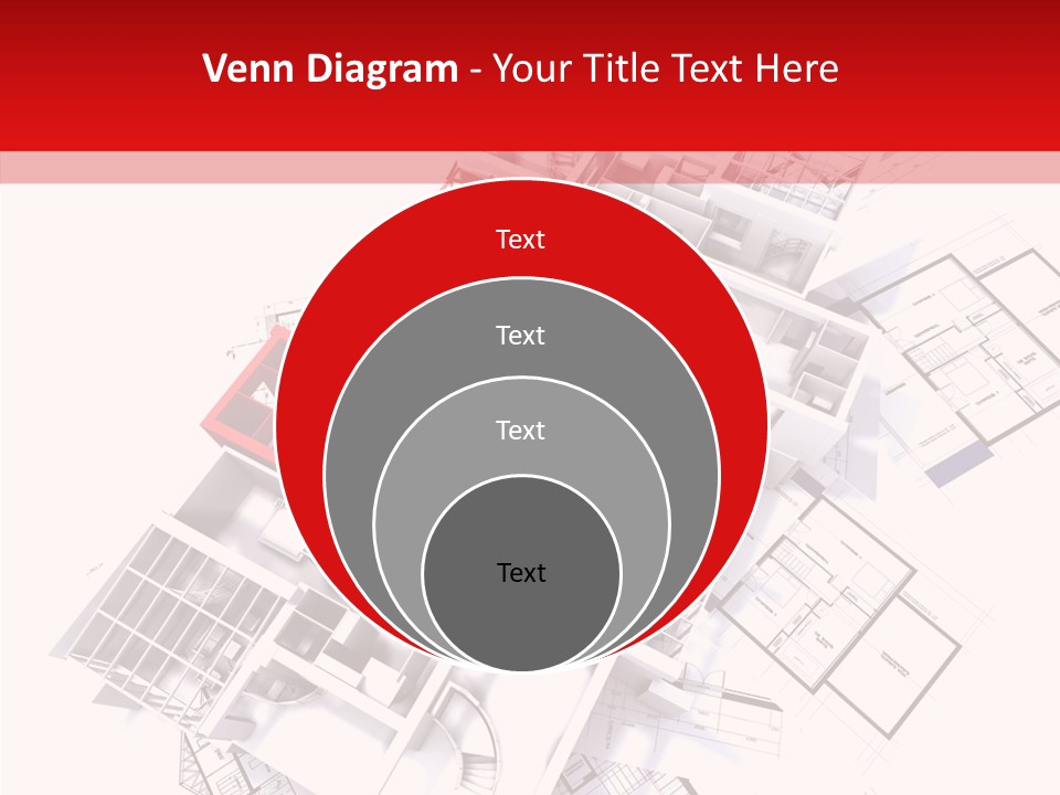 Facade Home Red PowerPoint Template