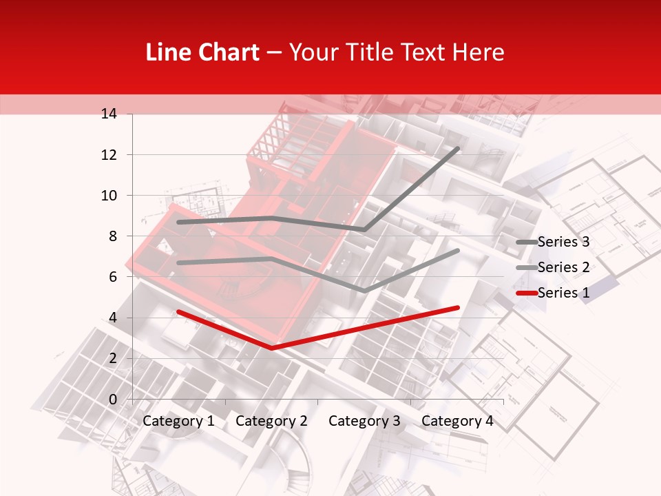 Facade Home Red PowerPoint Template