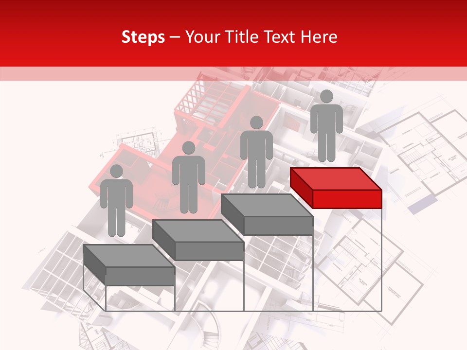 Facade Home Red PowerPoint Template