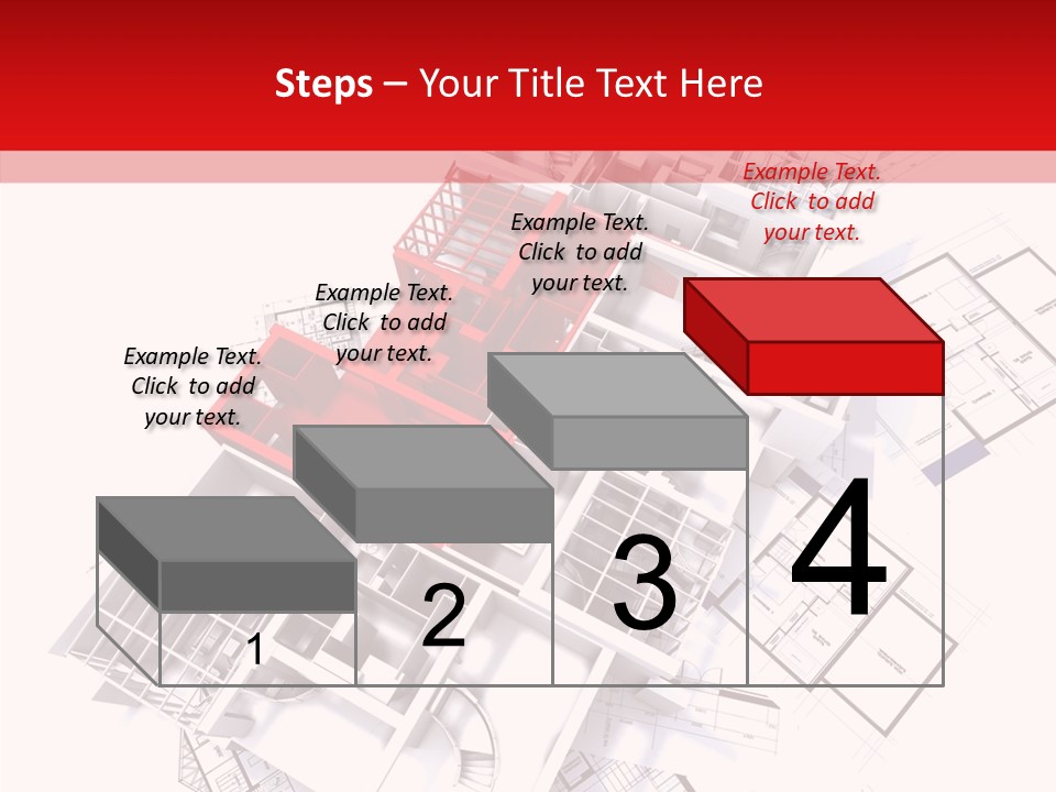Facade Home Red PowerPoint Template