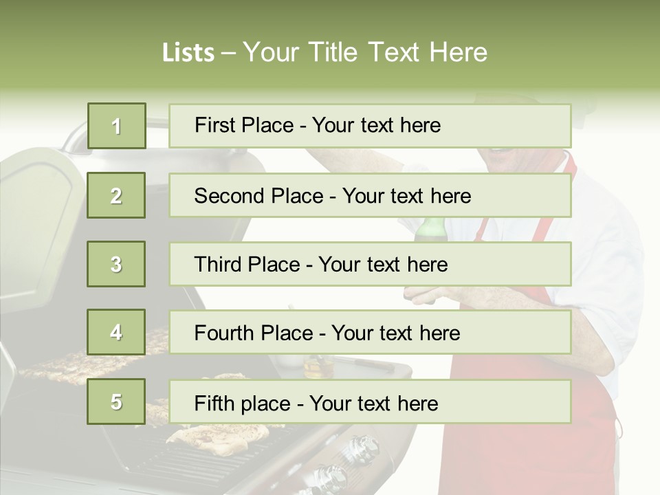 Background Propane Drink PowerPoint Template