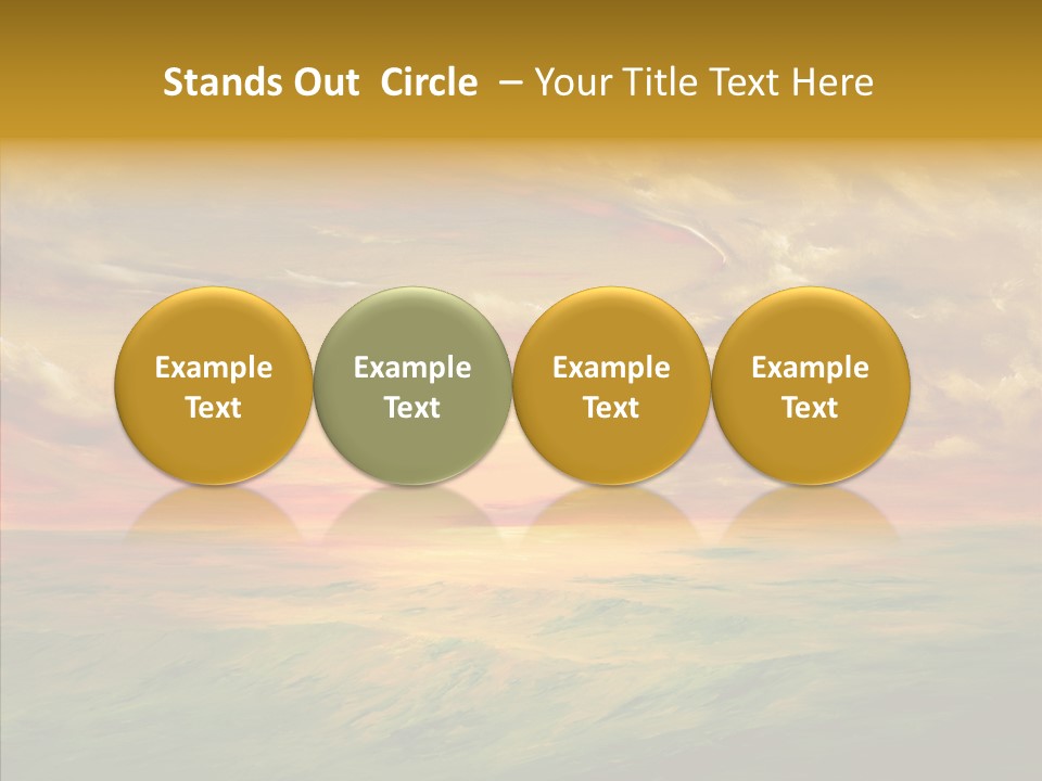 America Tourism Pool PowerPoint Template