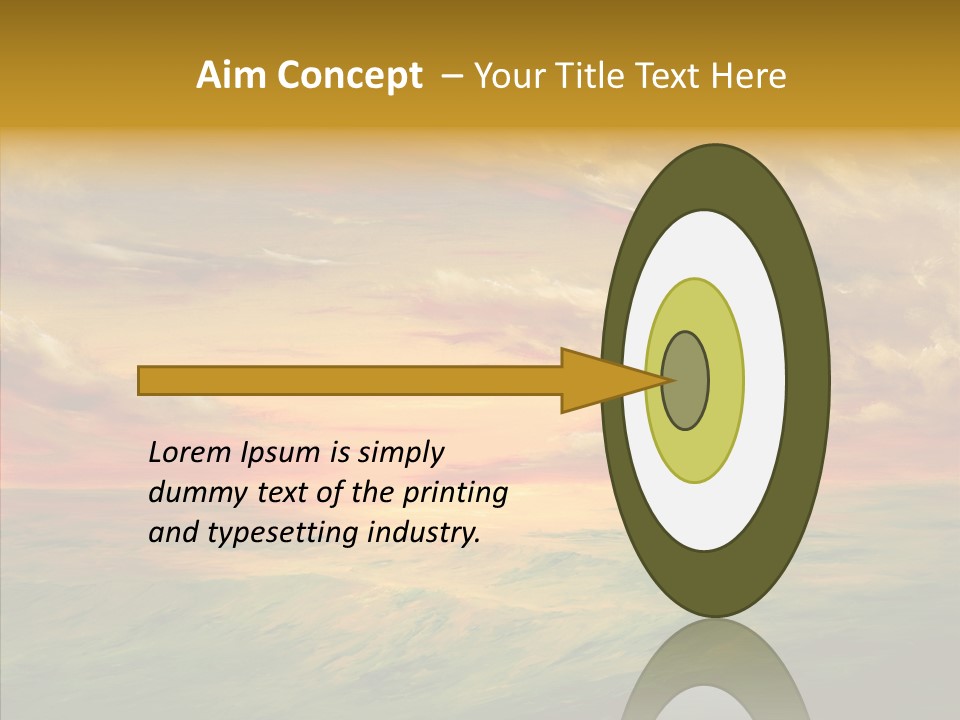 America Tourism Pool PowerPoint Template