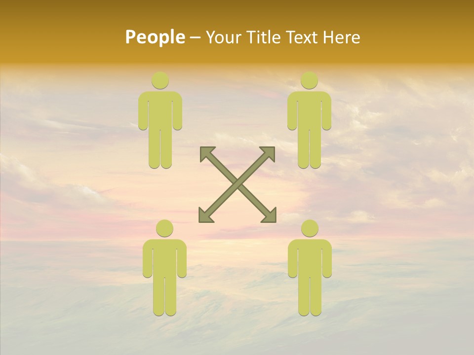 America Tourism Pool PowerPoint Template