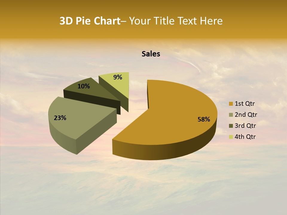 America Tourism Pool PowerPoint Template