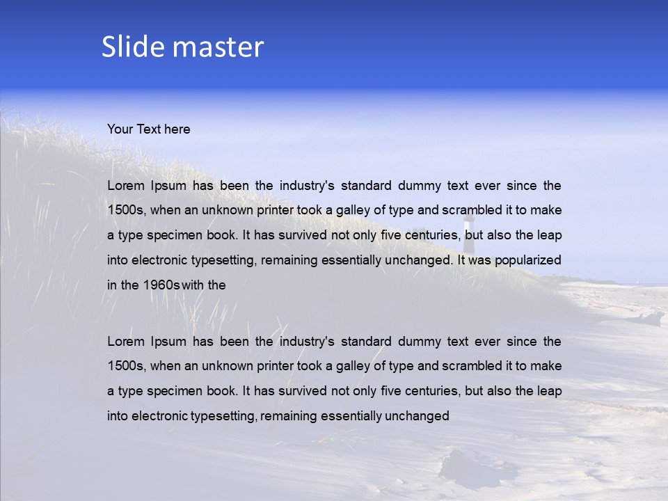 America Light Station Nature PowerPoint Template