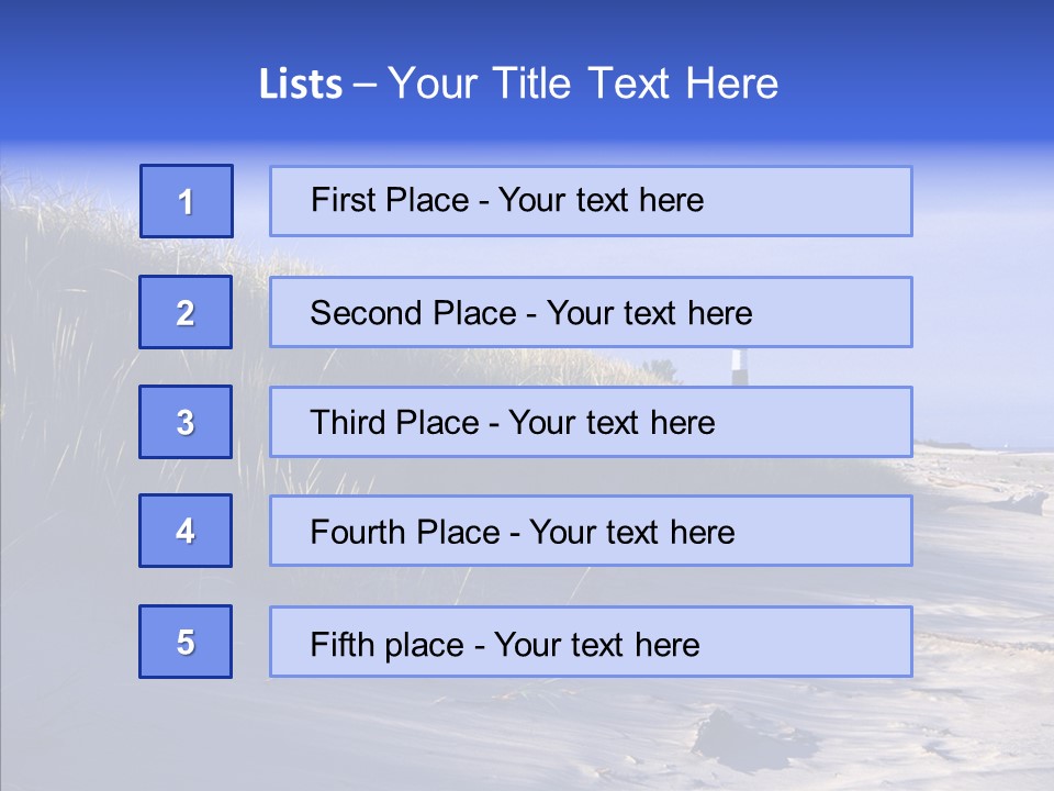 America Light Station Nature PowerPoint Template