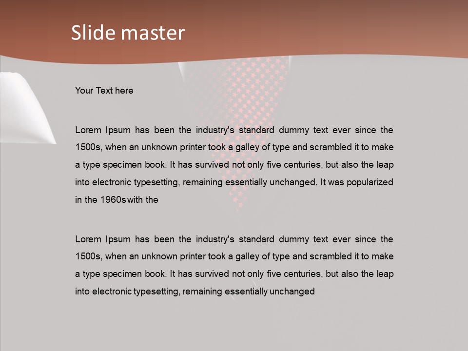 Executive Man Attire PowerPoint Template