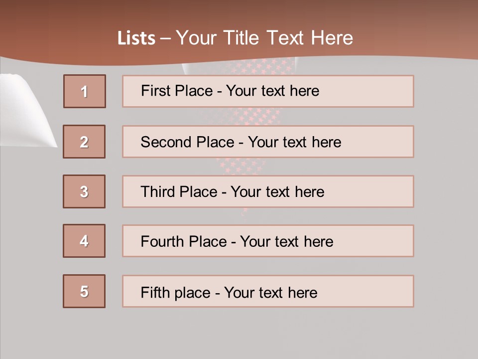 Executive Man Attire PowerPoint Template