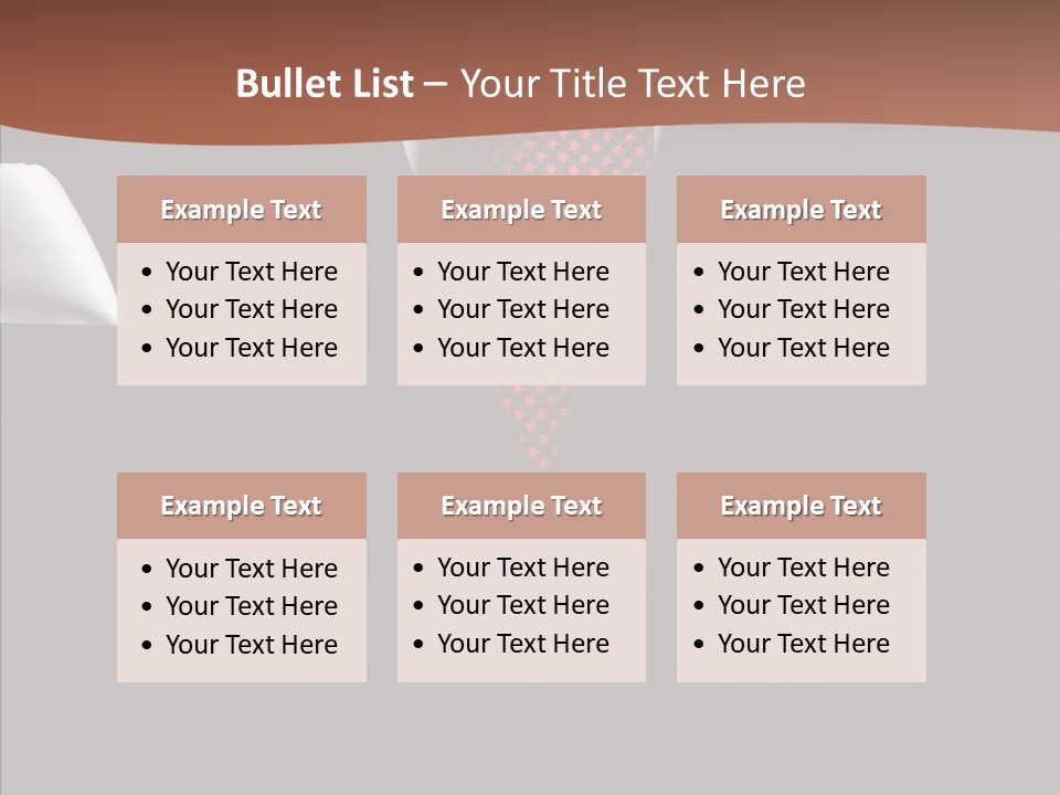 Executive Man Attire PowerPoint Template