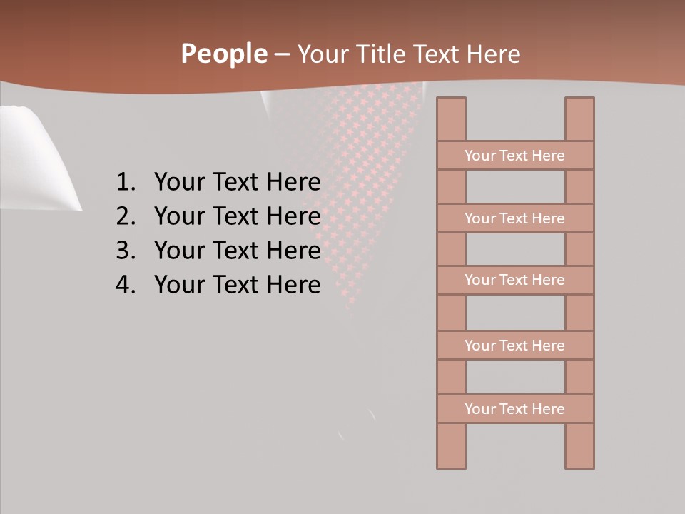 Executive Man Attire PowerPoint Template