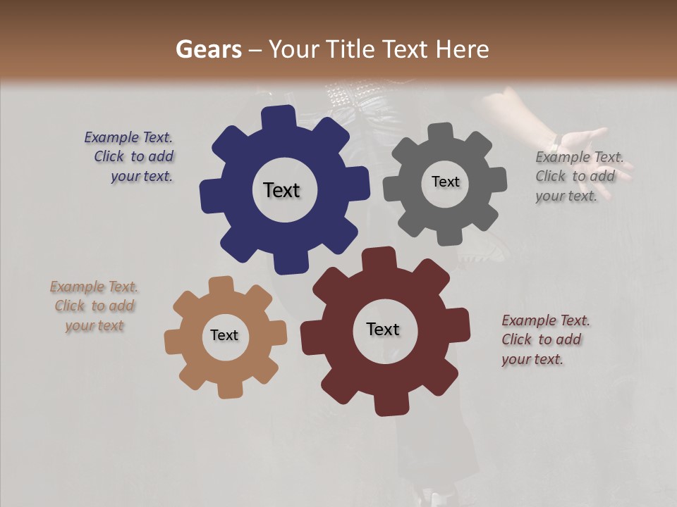 Balance Jeans Performance PowerPoint Template