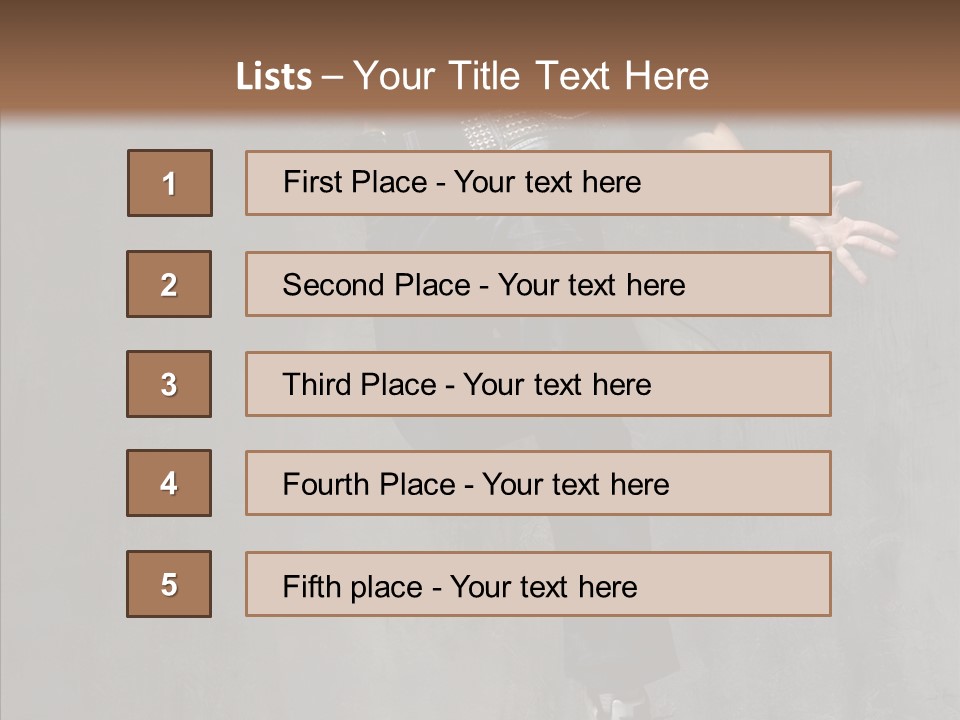 Balance Jeans Performance PowerPoint Template