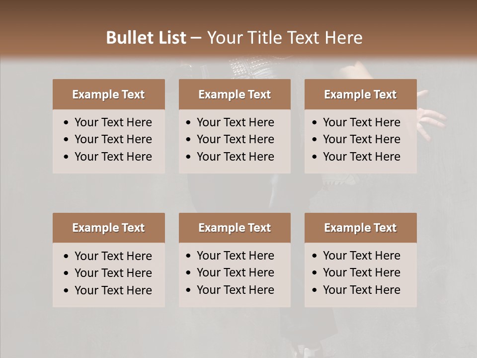 Balance Jeans Performance PowerPoint Template