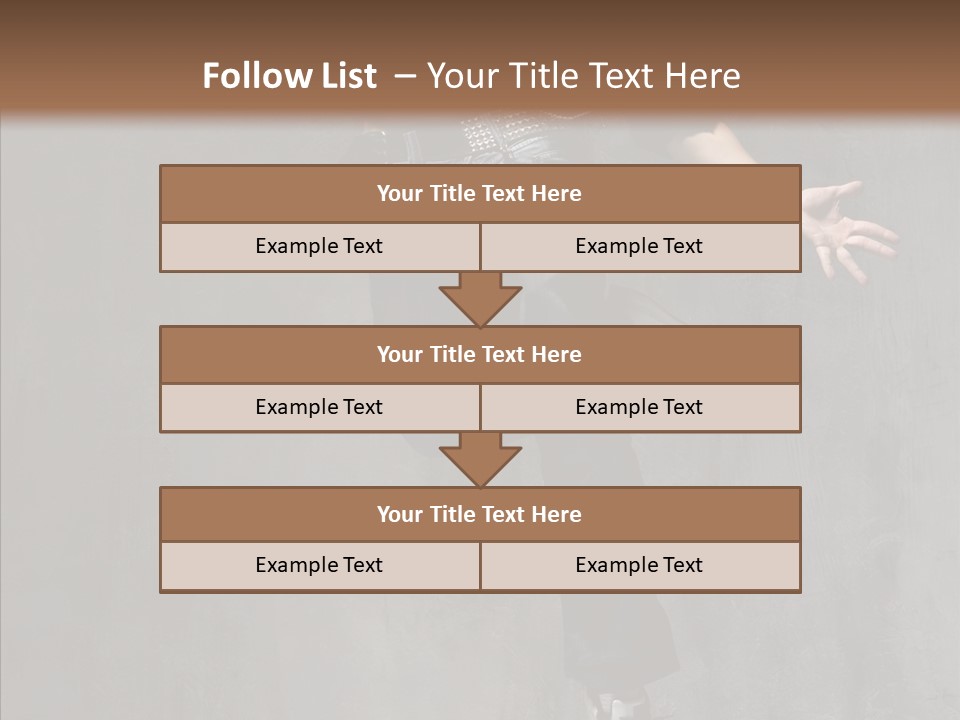 Balance Jeans Performance PowerPoint Template