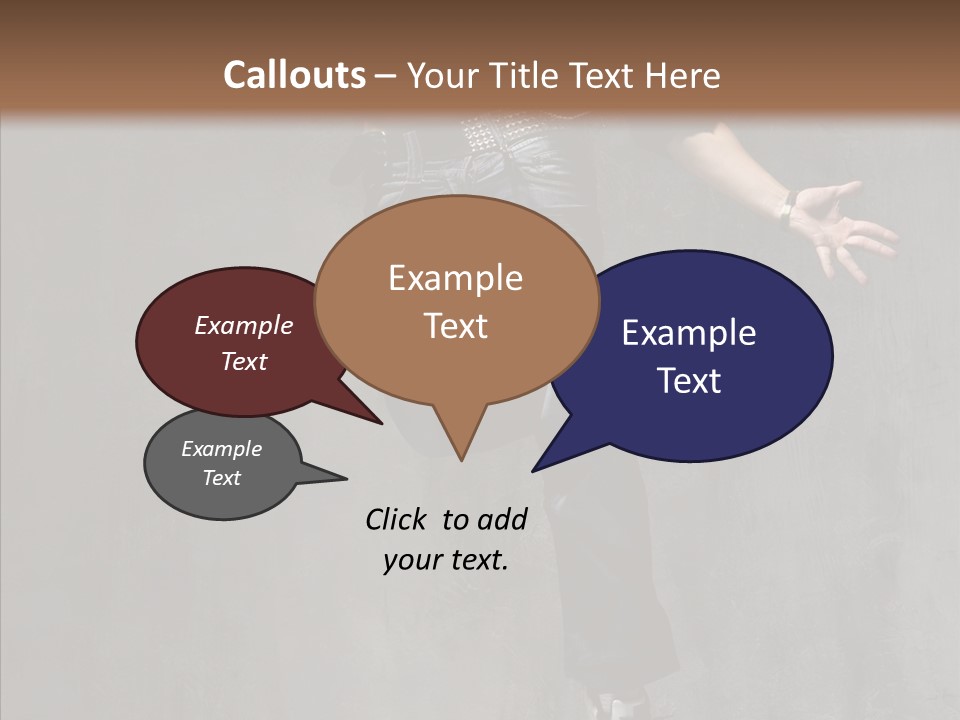 Balance Jeans Performance PowerPoint Template